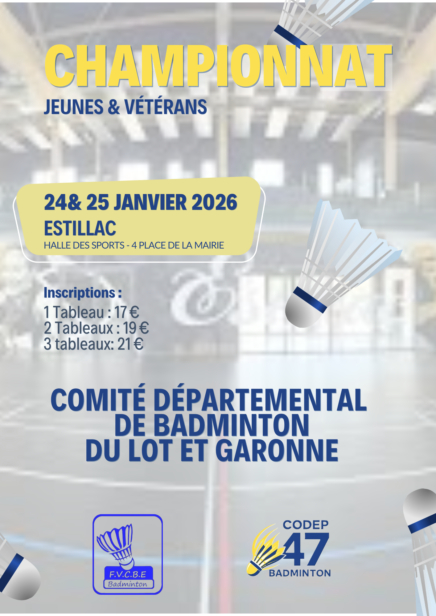 Championnat Départemental 47 - Jeunes &amp;amp; Vétéran